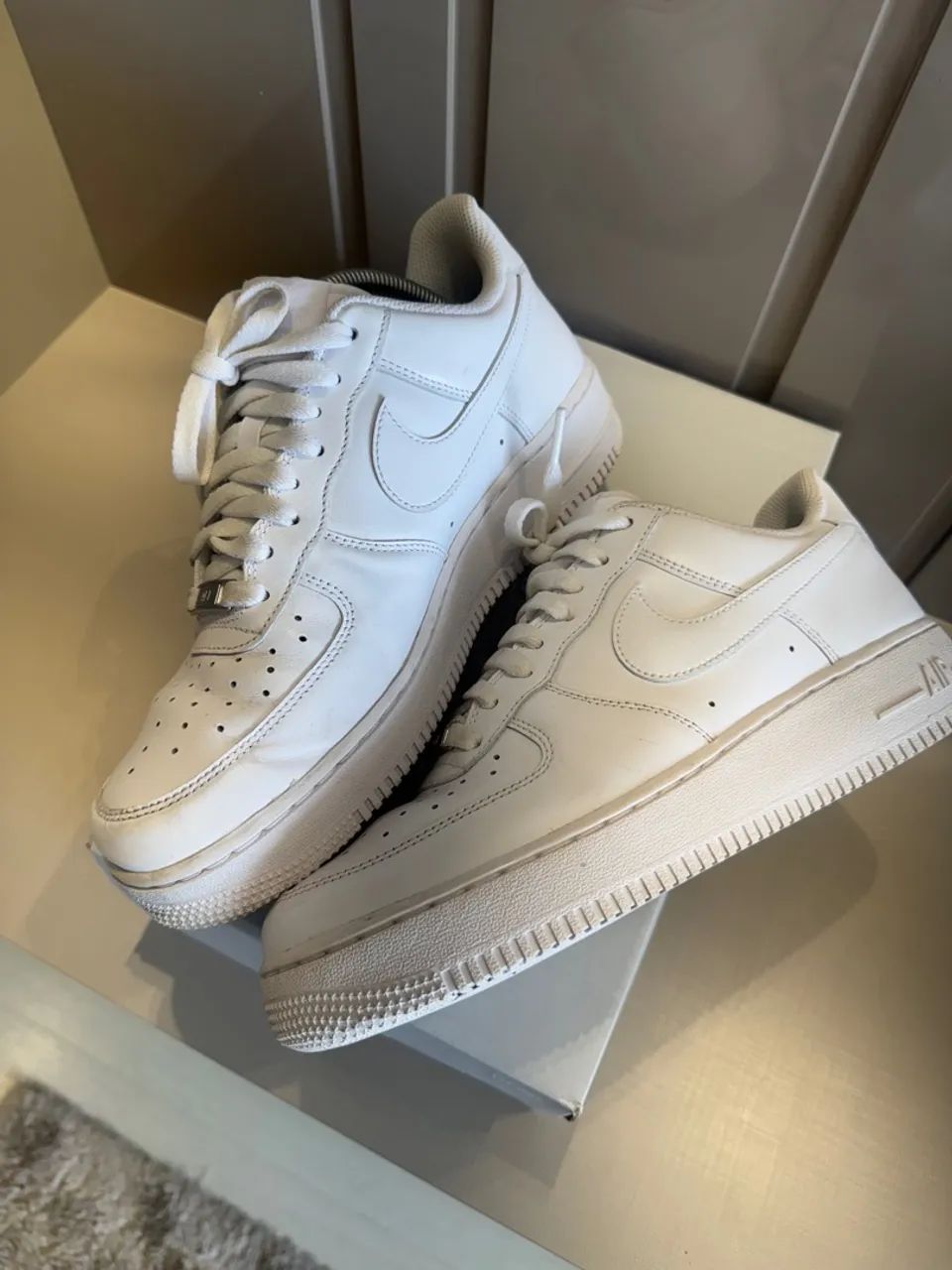 Nike Air Force 1 Low Branco Tamanho 40,5 Original - Foto 4