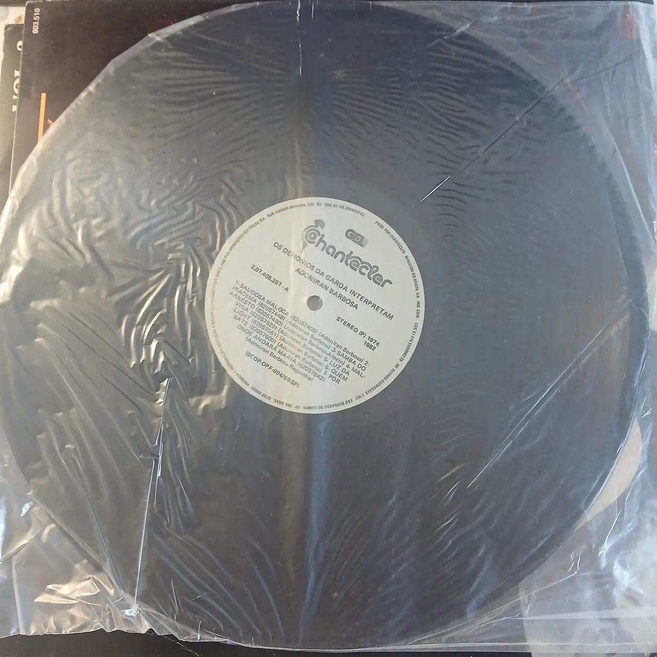 Disco de Vinil Os Demônios da Garoa interpretam Adoniran Barbosa - Foto 2