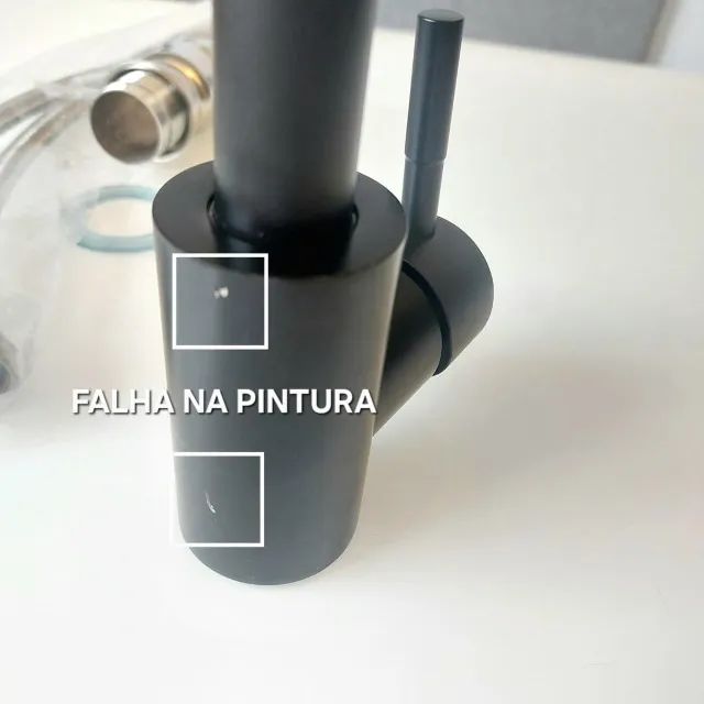 Torneira Monocomando Cozinha Preta OUTLET - Foto 2