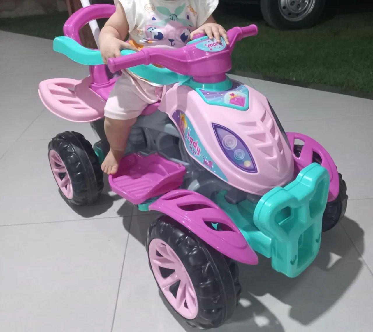 Mini Quadriciclo Infantil Rosa Maral - Foto 2