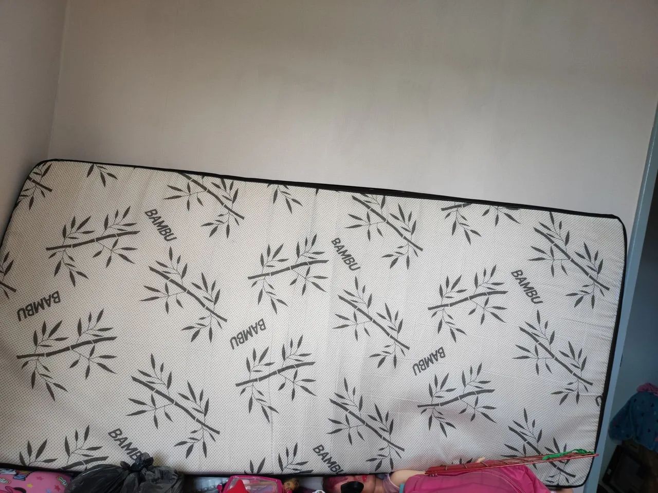 Colchão de espuma bambu solteiro