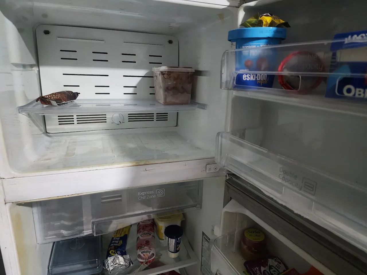 Geladeira Frosfree Duas Portas e Fogão 5 Bocas automático  - Foto 3