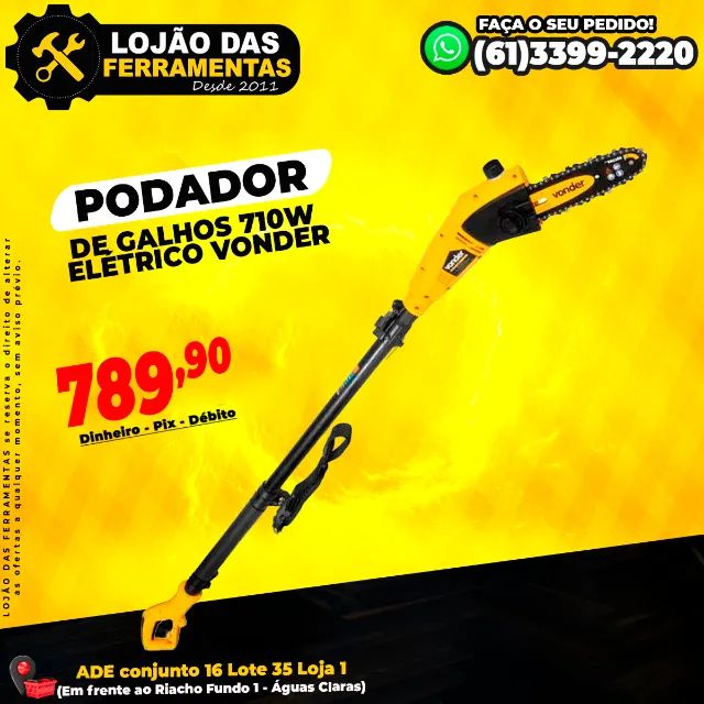 Podador de Galhos 710w Elétrico Vonder