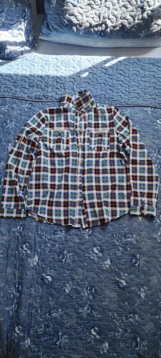 Camisa feminina quadriculada 