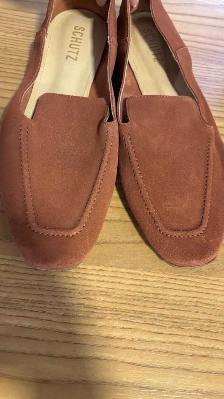 Mocassim Schutz marrom NOVO - Foto 2