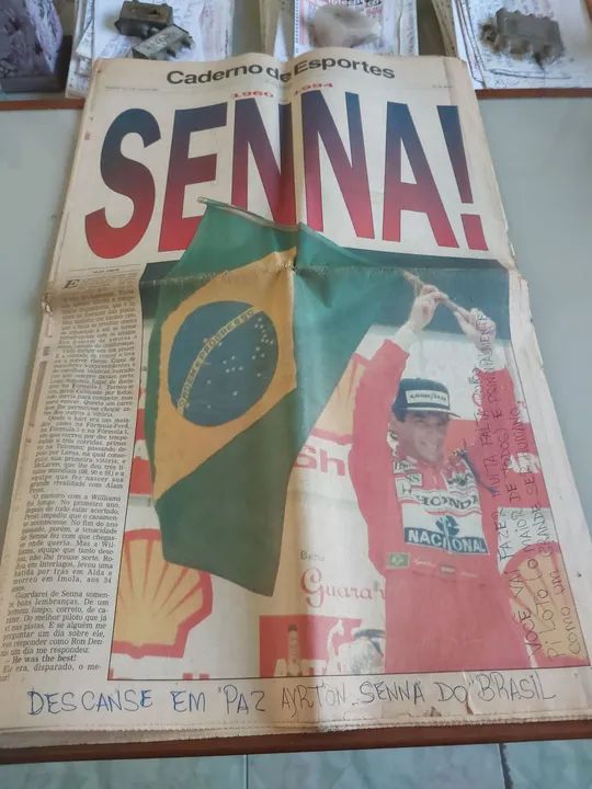 Caderno de Esportes Senna 1994. Edição Histórica. 