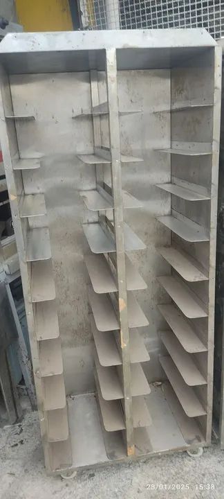 5Armários inox industrial 45x65cm 20GNs"LEIA" - Foto 2