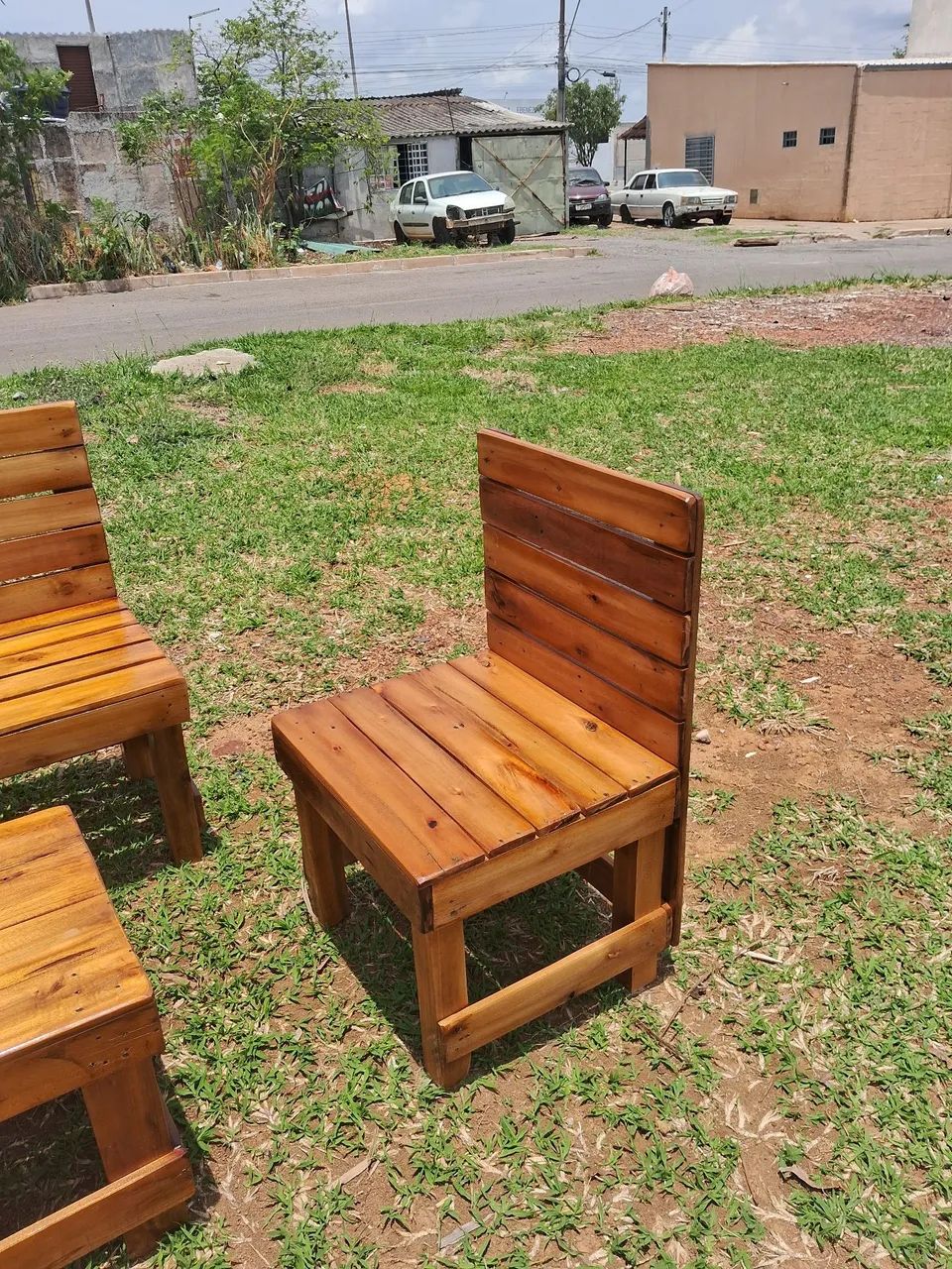 Conjunto de Bancos em pallet  - Foto 3