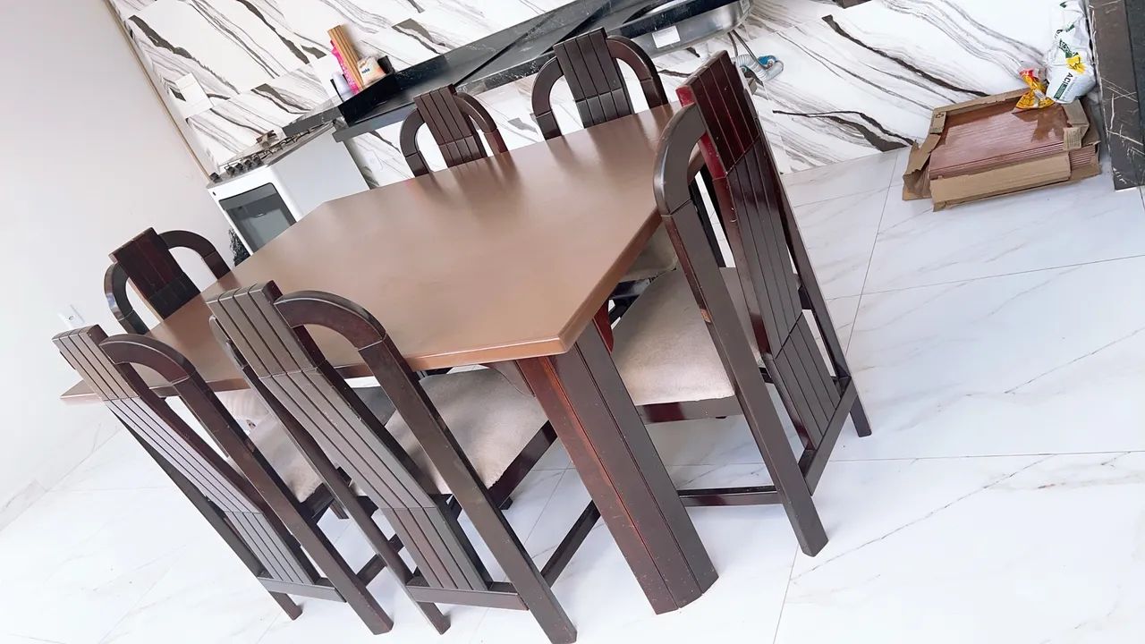 Mesa de Jantar de Madeira Maciça - Foto 5