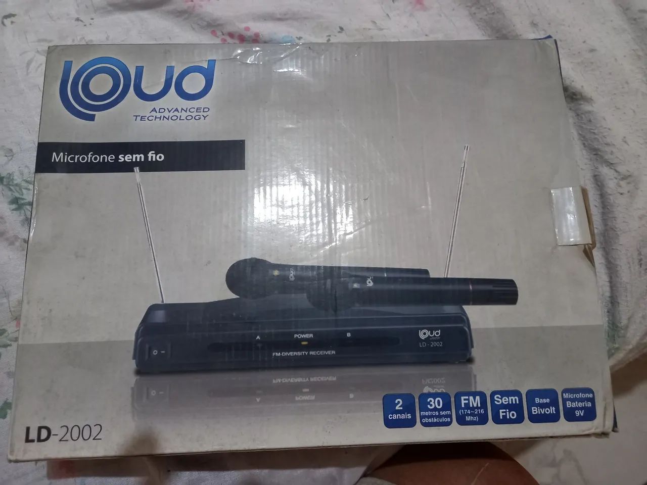 Microfone Sem Fio Loud LD-2002