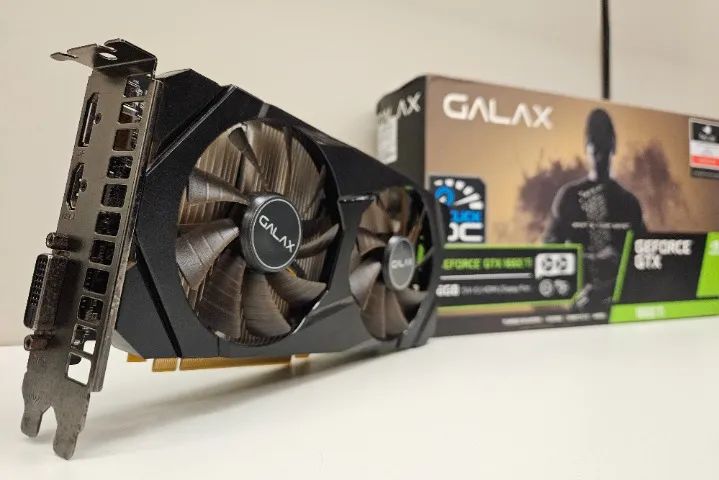 Placa de Vídeo Galax GTX 1660 Ti 6GB Dual Fan 1-Click-OC - Foto 3