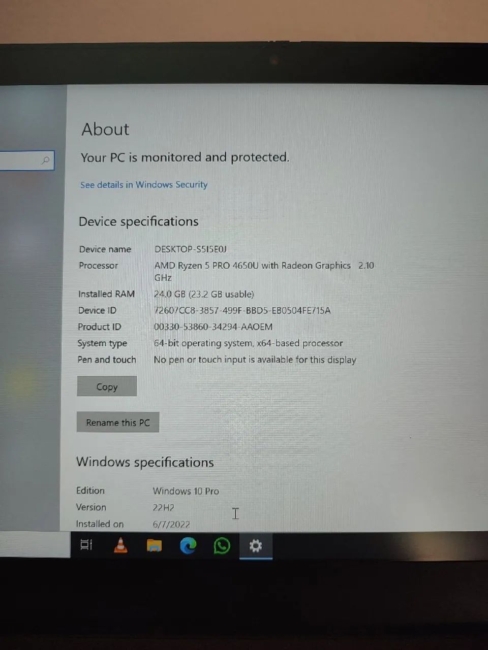 Lenovo ThinkPad T14, 24Gb DDR, SSD 1Tb - Foto 5