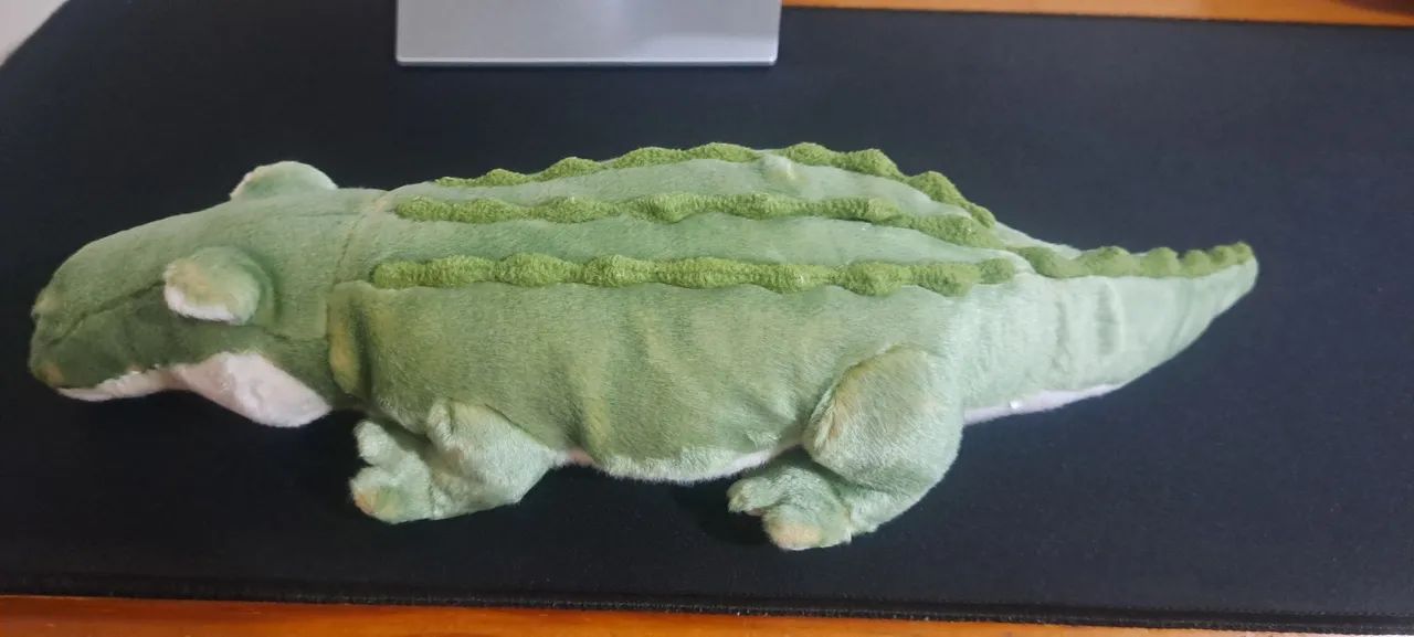 Pelúcia de Crocodilo Verde - Foto 2