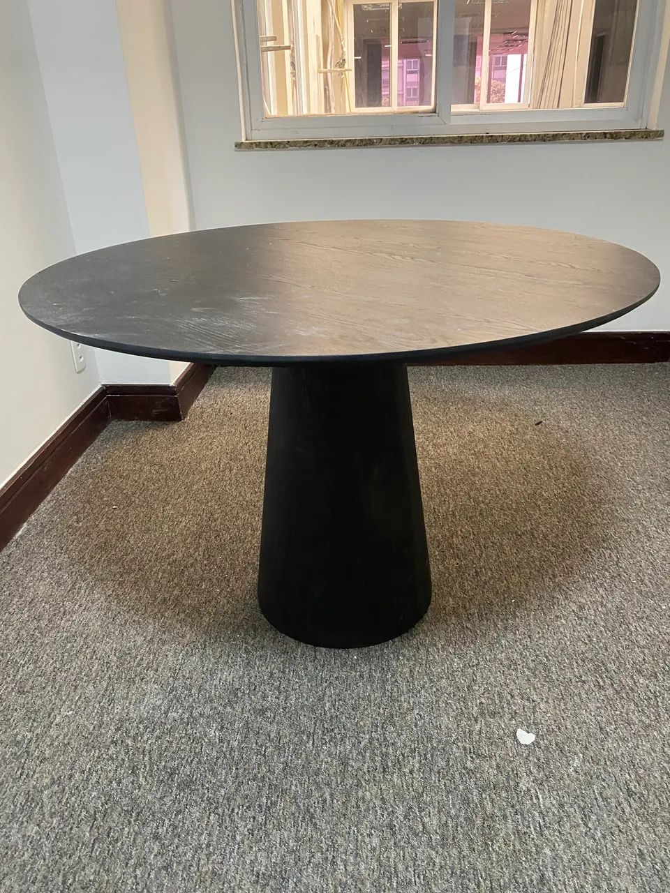 Mesa redonda de madeira tok stok - Foto 2