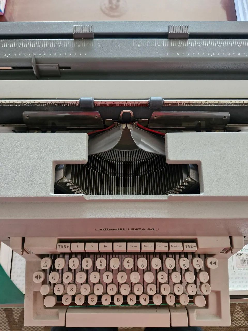Máquina Datilografia Olivetti Linea 98 - Funcionando perfeitamente - Foto 5