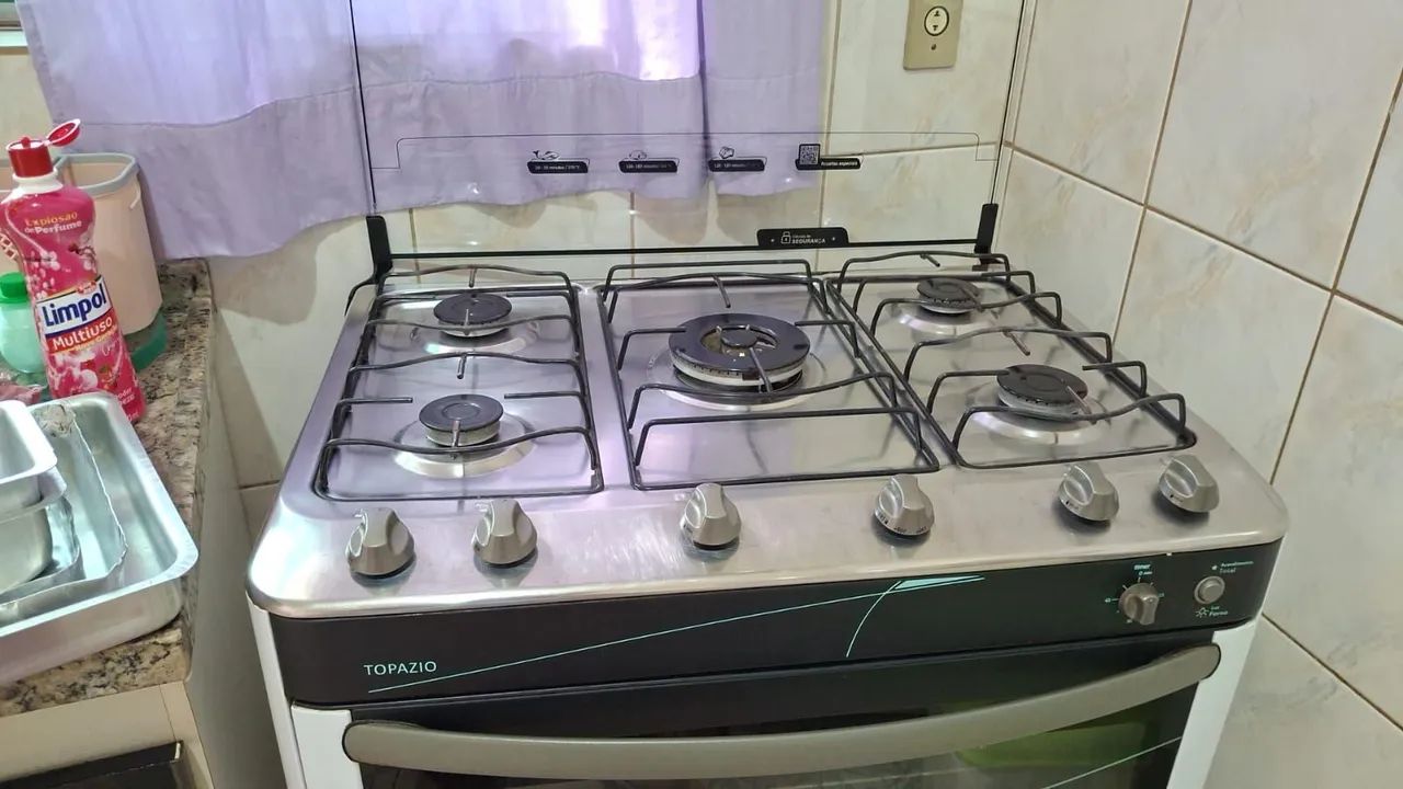 Fogão Esmaltec 5 bocas automático com timer - Foto 5