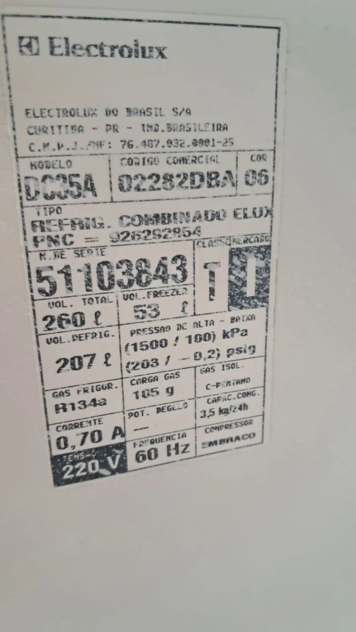 Geladeira Electrolux Duplex 220v  - Foto 5