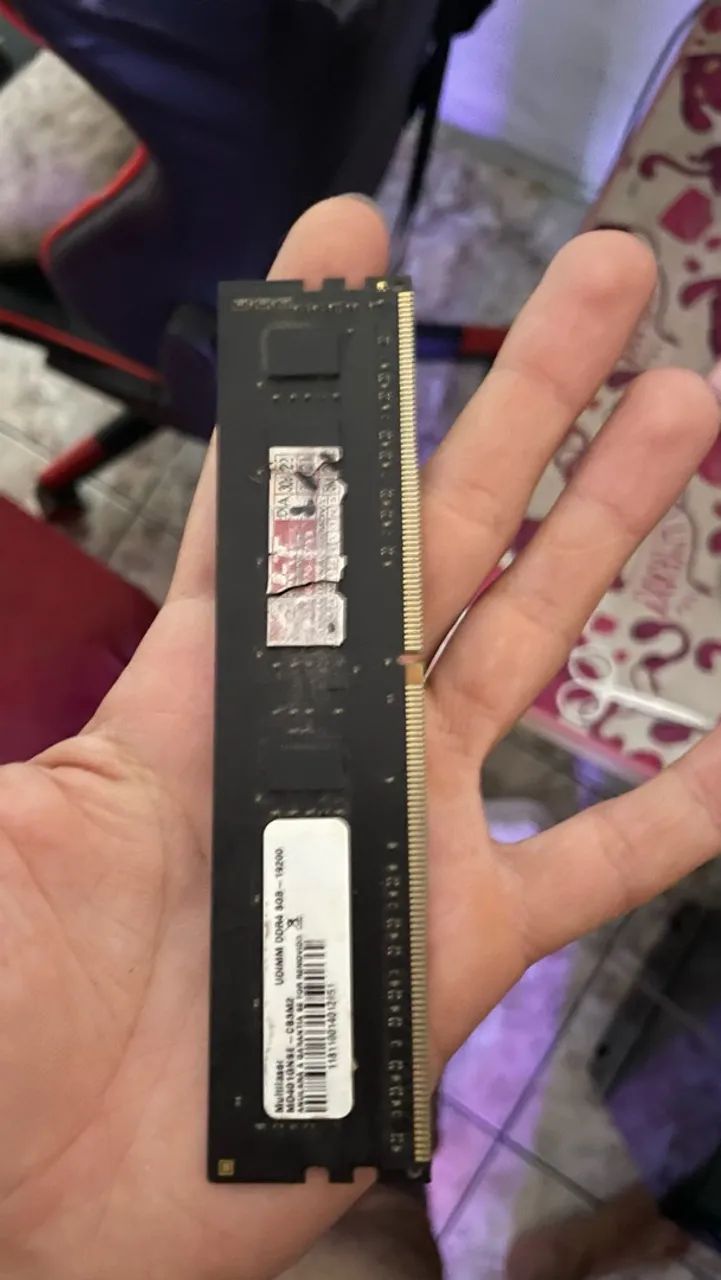 Memória ram ddr4 8gb