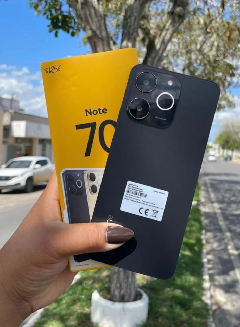 Seu Celular Lançamento Aqui - Note 70 - 128/4 - GLOBAL - Preto 