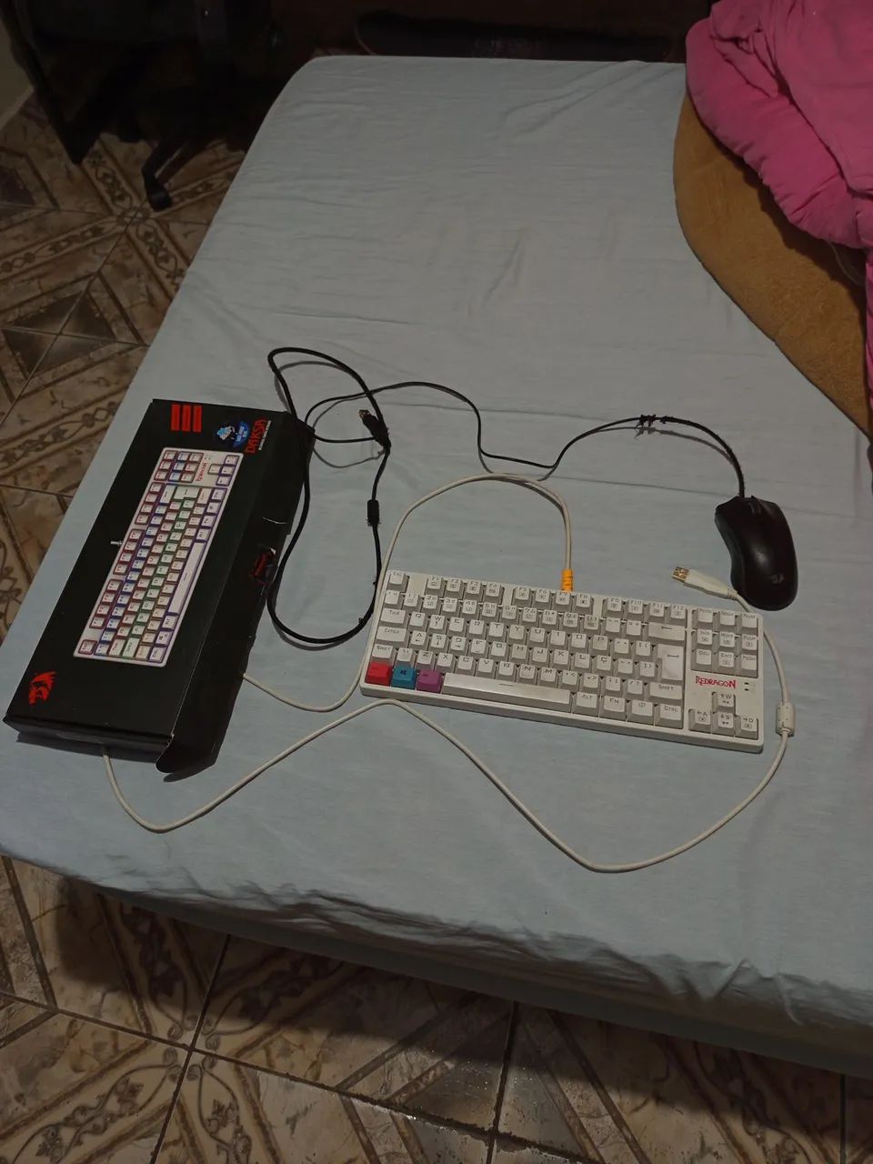 Teclado e mouse redragon