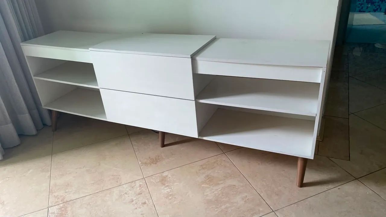 Rack para TV branco - Foto 3