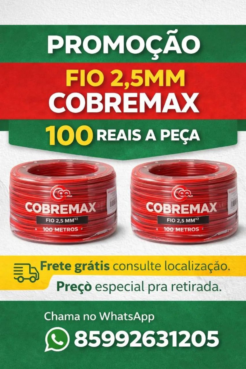 Cabo flexivel 2,5mm