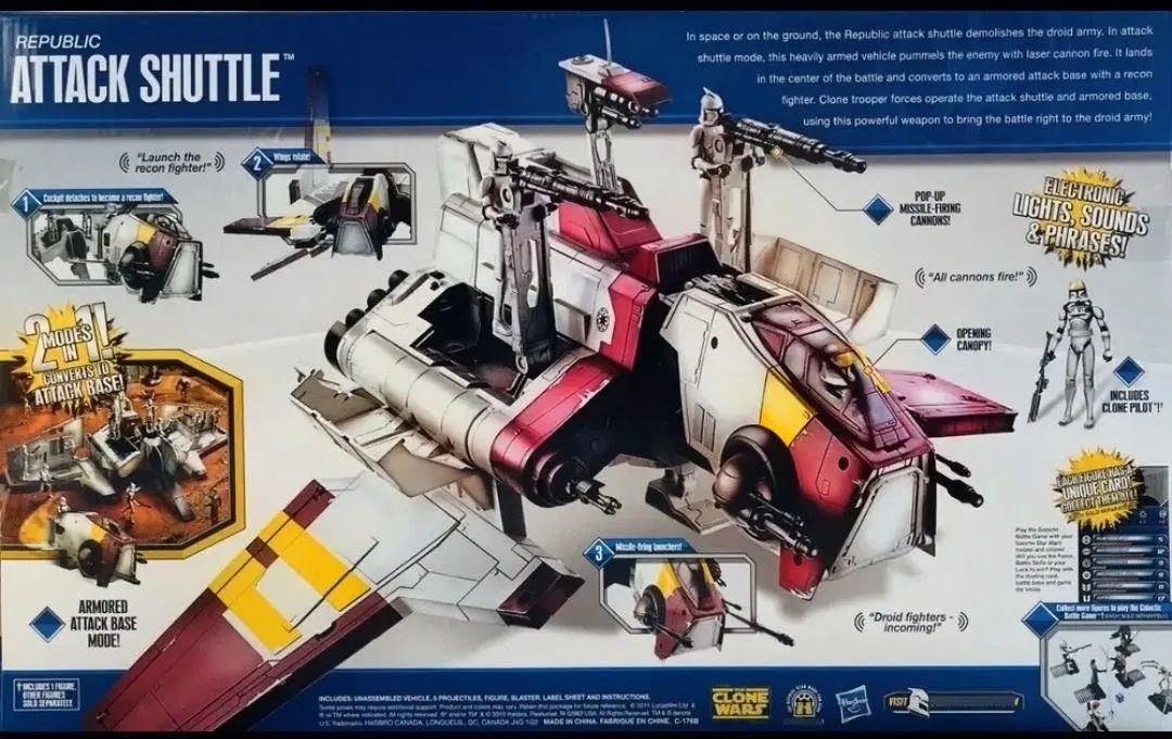 Nave Star Wars - Replubic Attack Shuttle - Foto 2