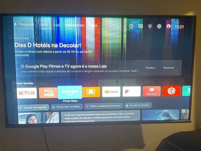 Televisão TCL 55" com listras na tela - Foto 2