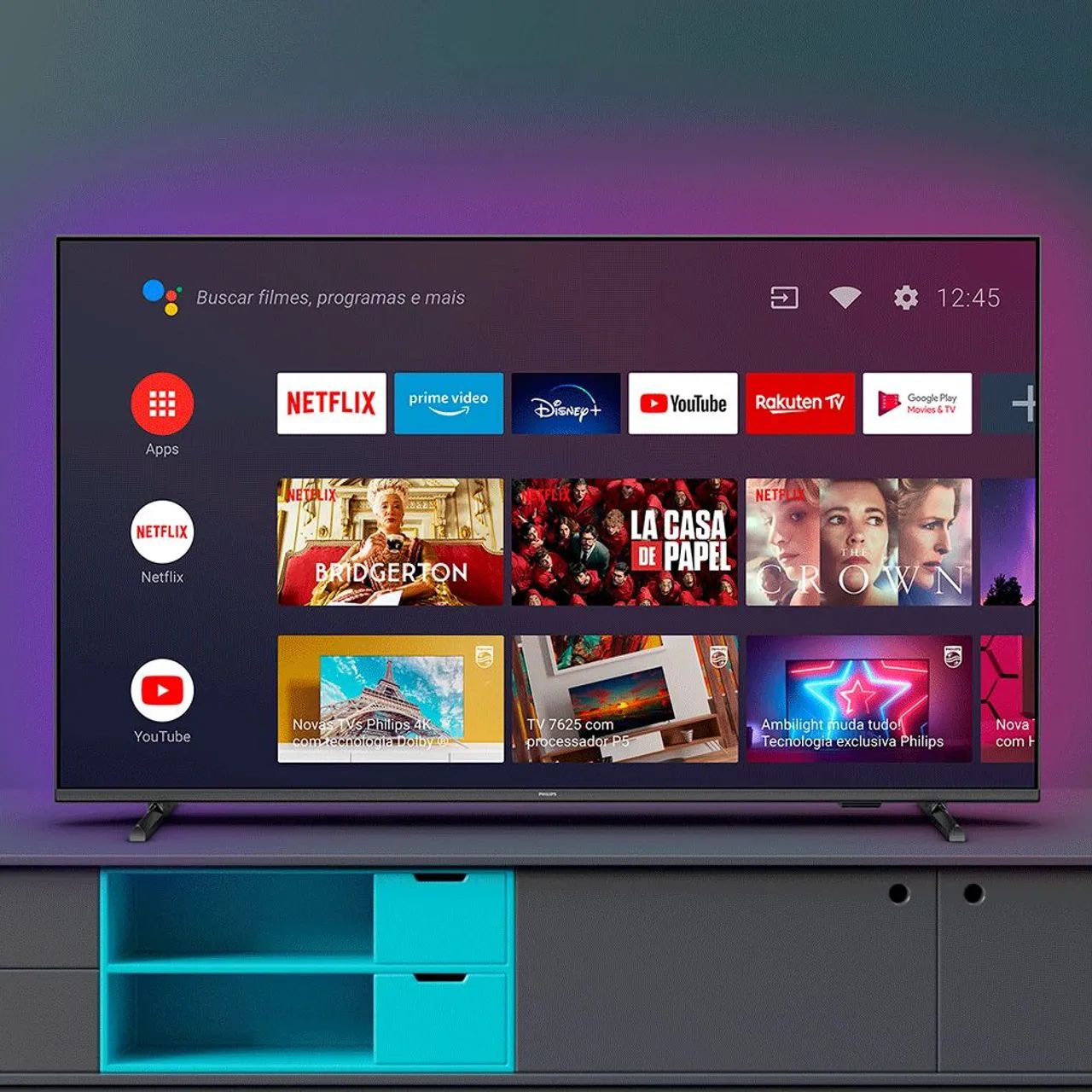 Smart TV 50? 4K D-LED Philips 50PUG7907/78 - Foto 4