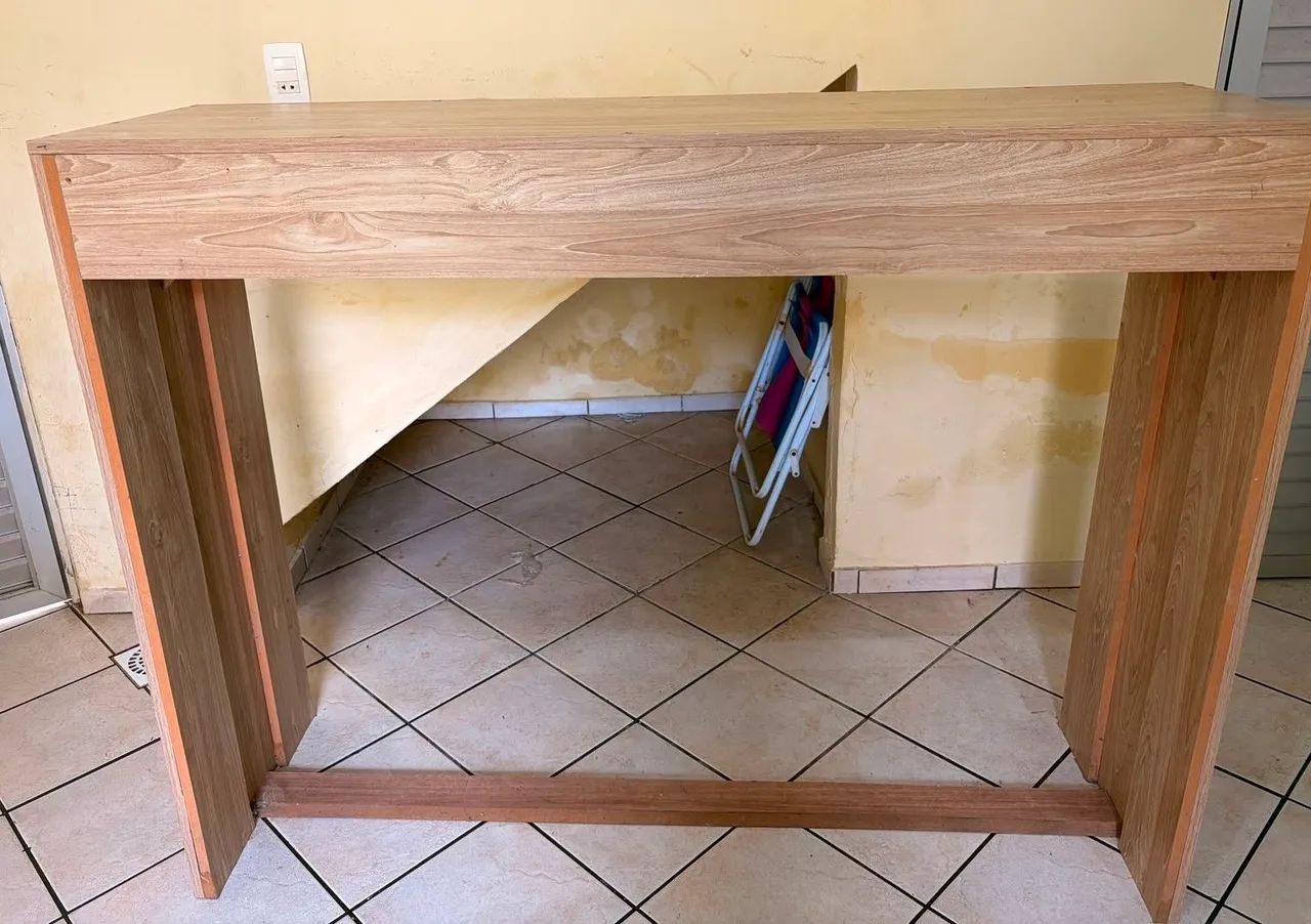 Bancada em MDF feita em marcenaria. - Foto 2