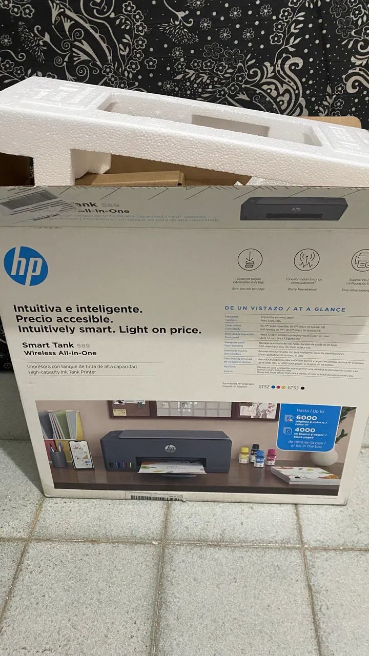 Impressora HP Smart Tank 581 NOVA - Foto 4