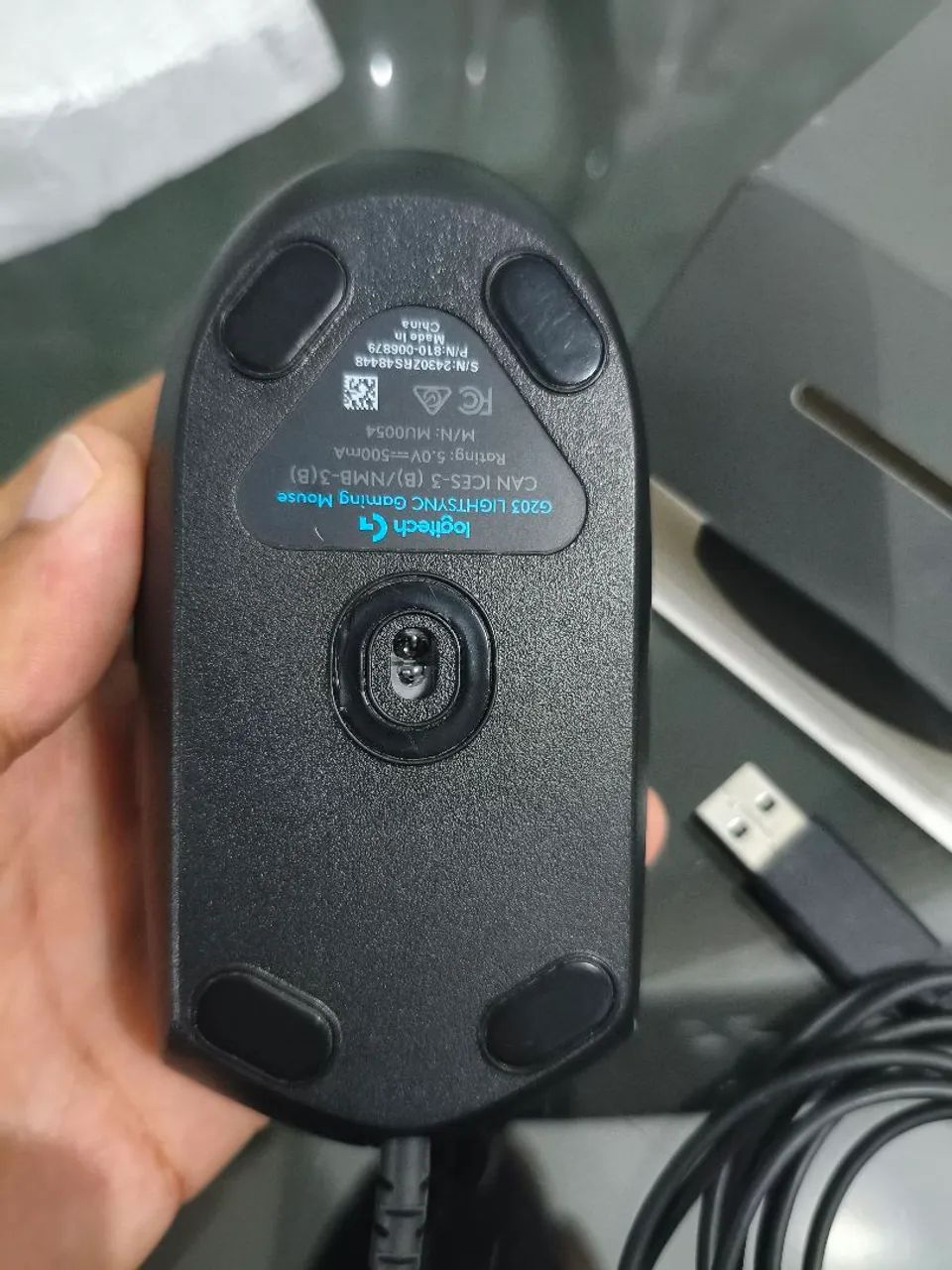 Mouse da Logitech com fio - Foto 4