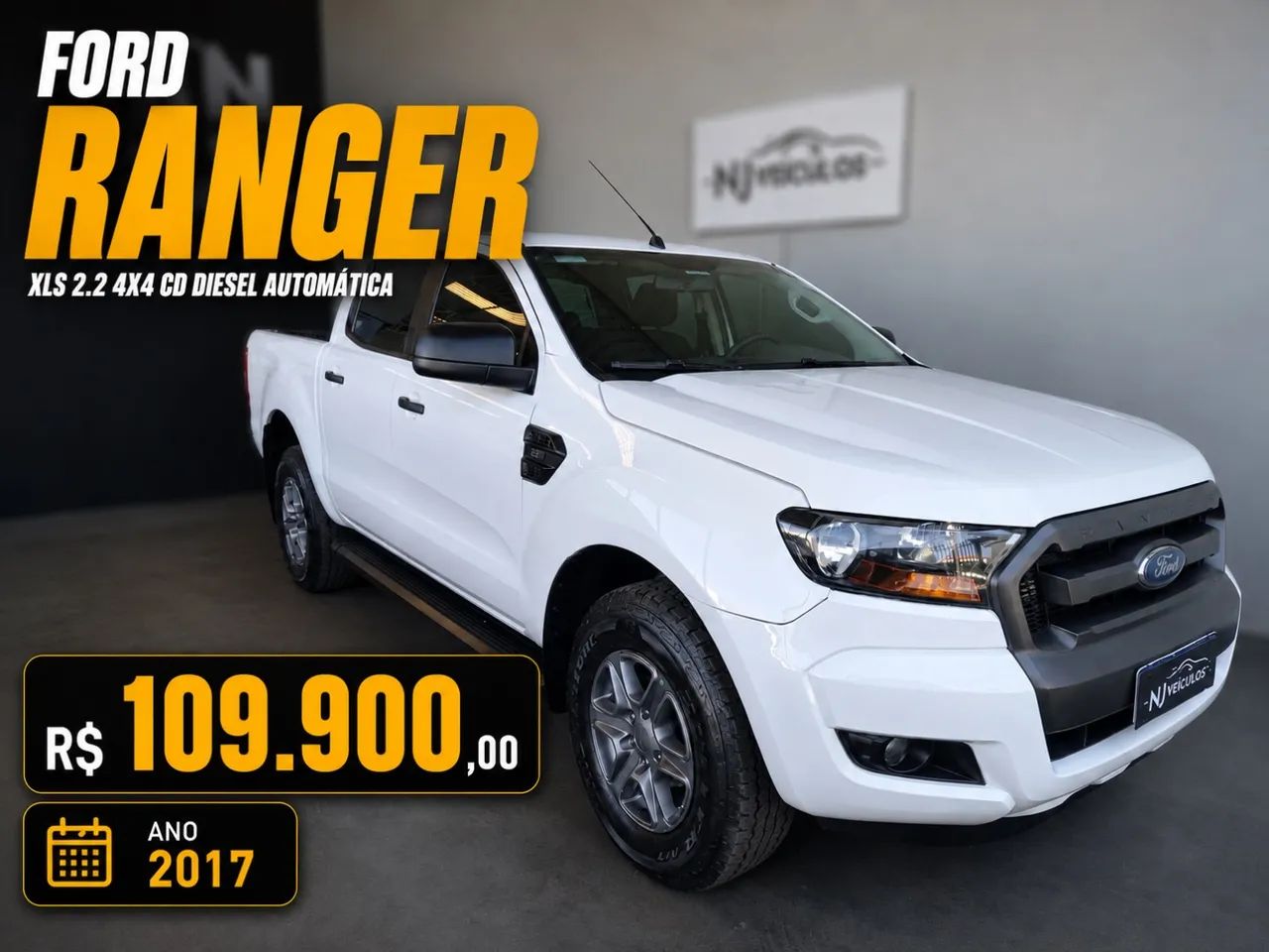 Ford Ranger Ranger XLS 2.2 4x4 CD Diesel Aut. 2017