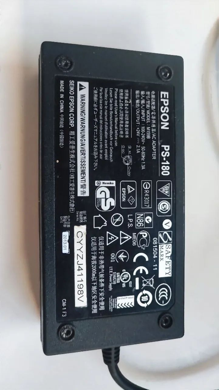 fonte impressora termica 24v epson