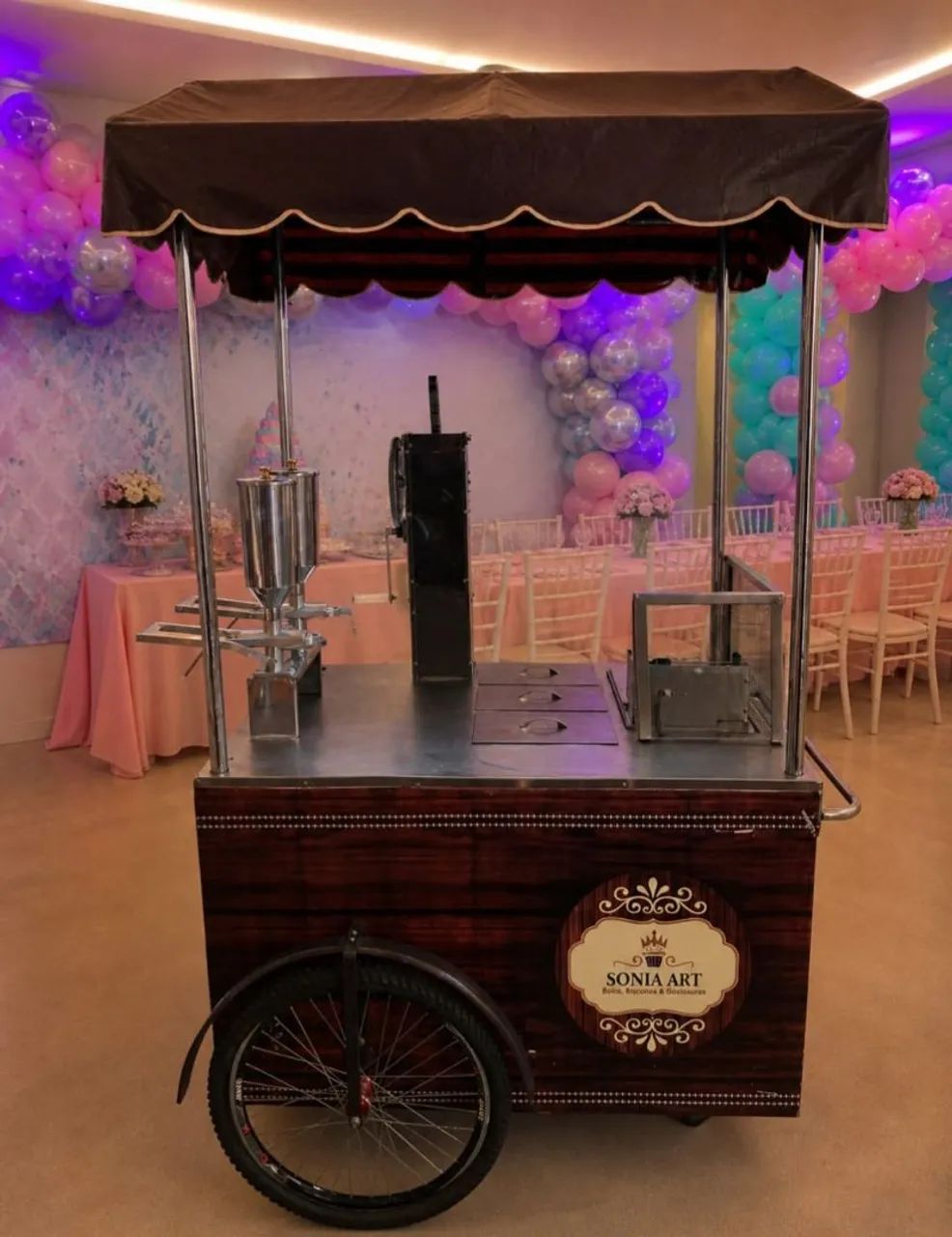 Carrinho de churros gourmet 