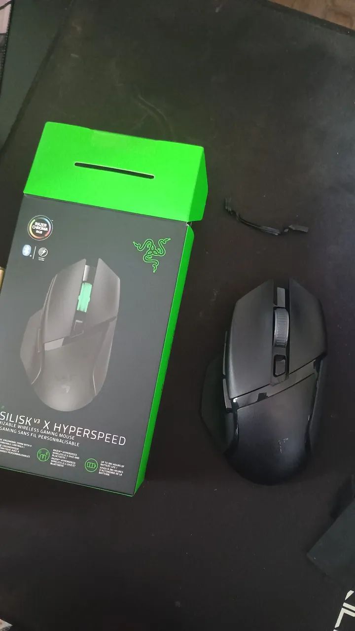 Mouse Razer Basilisk V3x Hyperspeed Sem fio