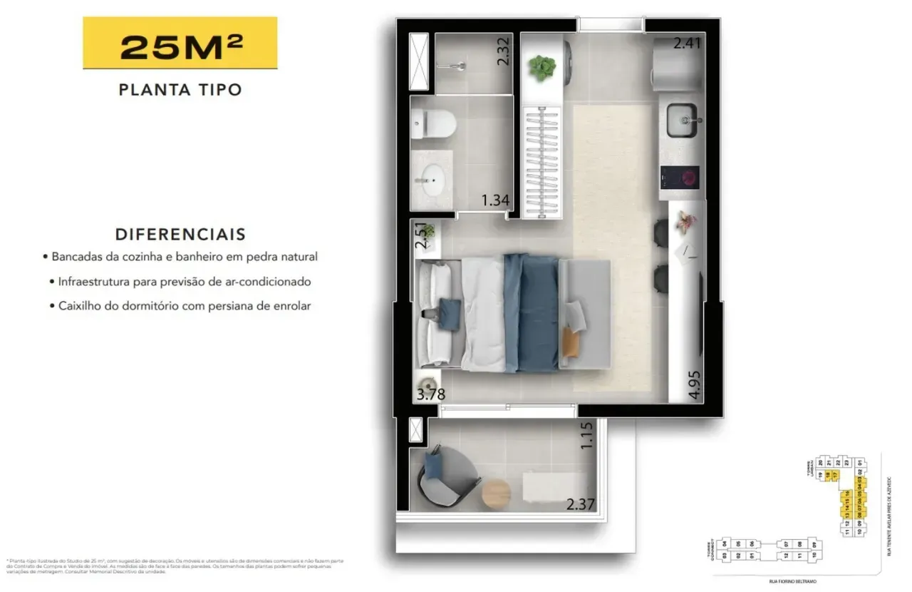 PLANTA 25m²