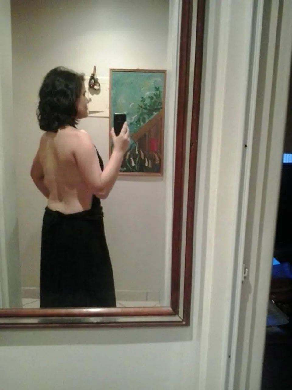 Vestido longo decotado de festa  - Foto 4