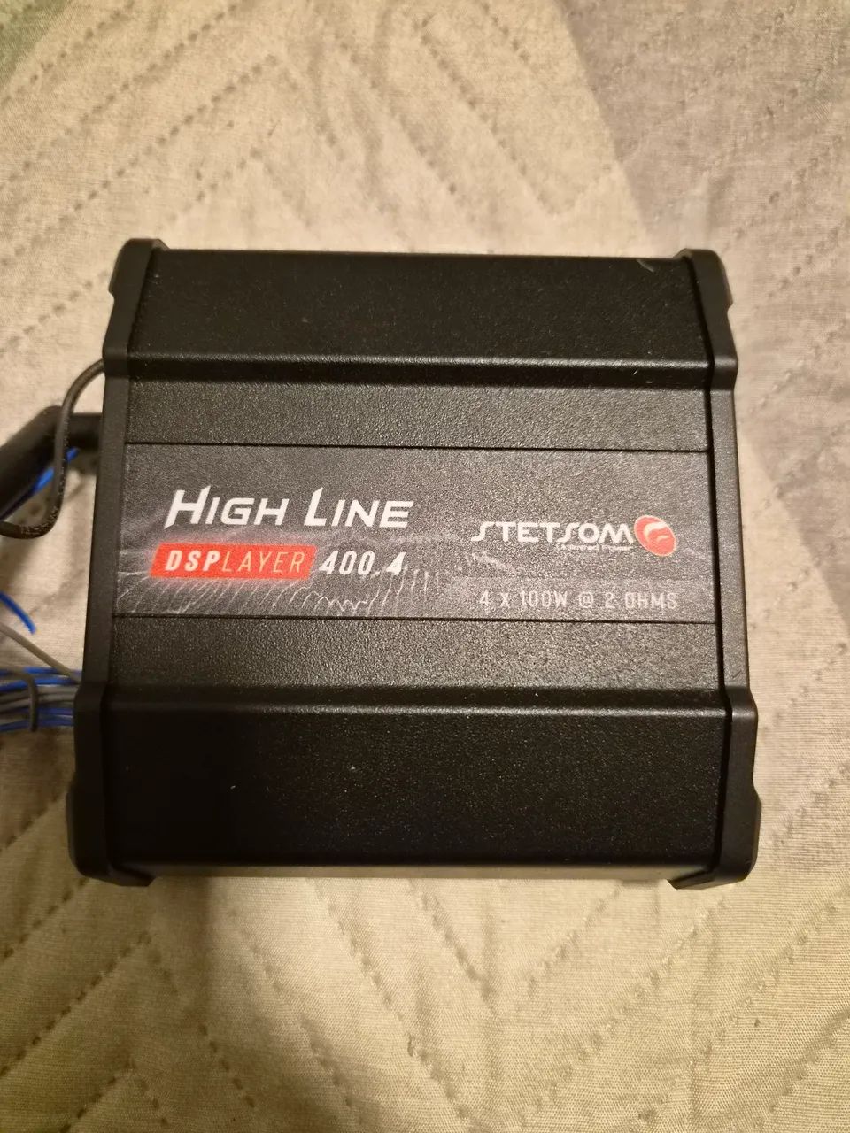Módulo amplificador Dsp 4 canais stetsom bluetooth usb cabo ótico fm