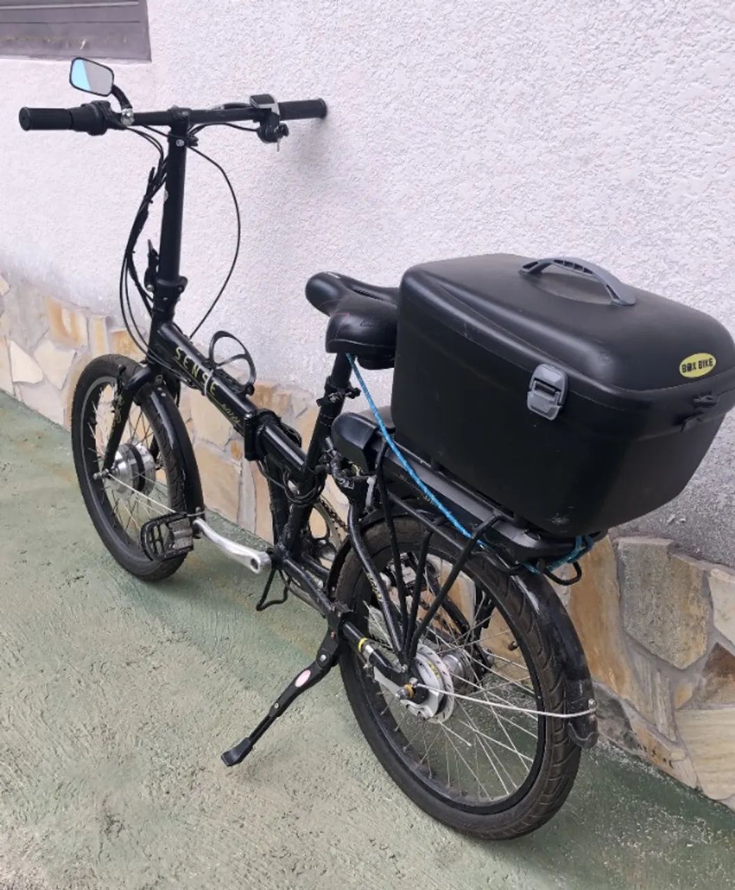 bicicleta elétrica dobrável. Lítio  - Foto 2