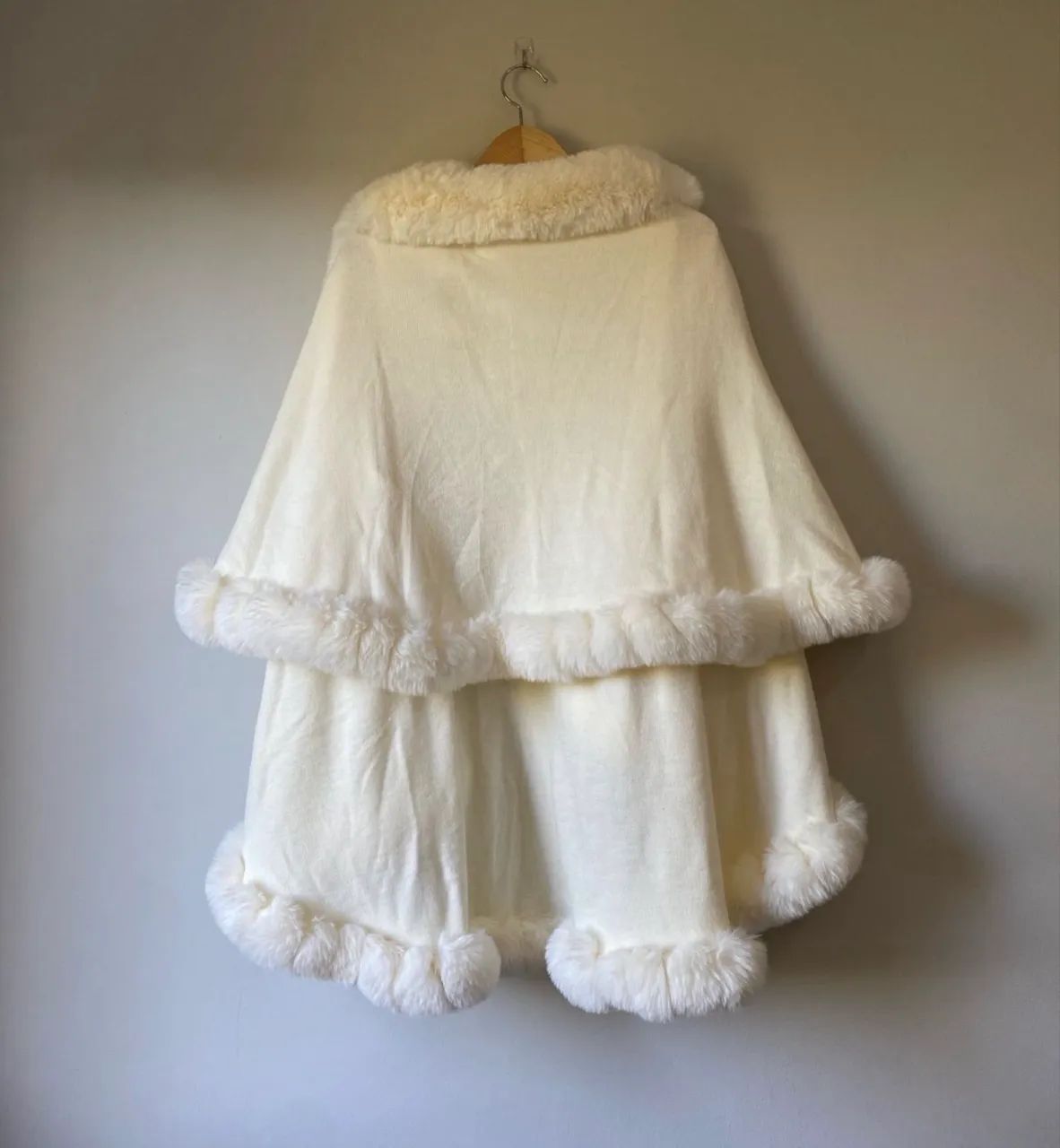 Poncho capa off White  - Foto 2