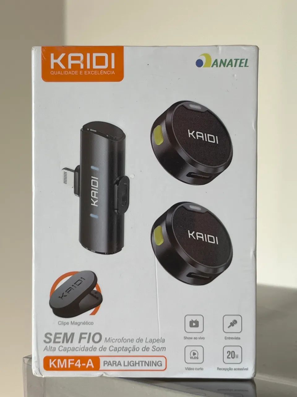 Microfone de Lapela para iPhone