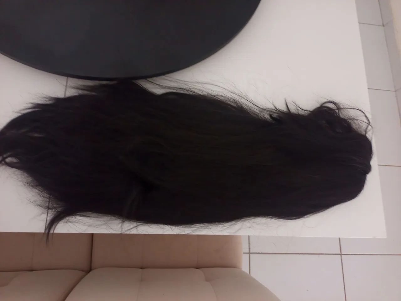 Peruca lace preta 