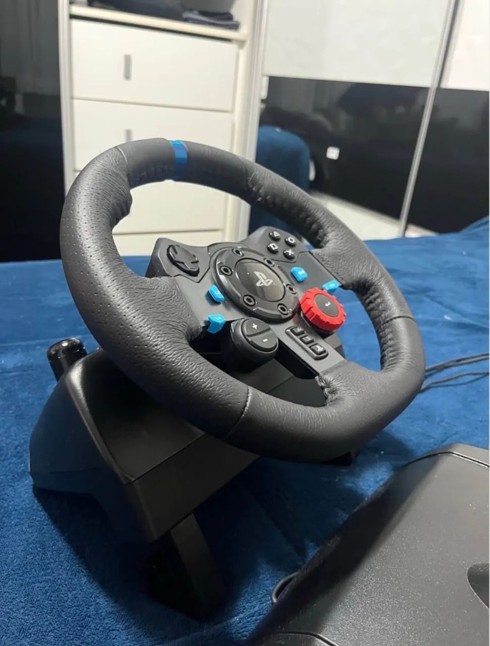 Volante Gamer G29 + Pedais LOGITECH | PC, PS5, PS4 e PS3  - Foto 2