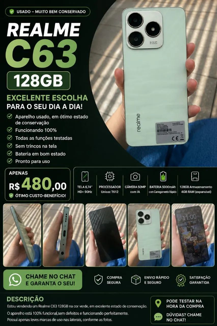 Realme C63 128GB 