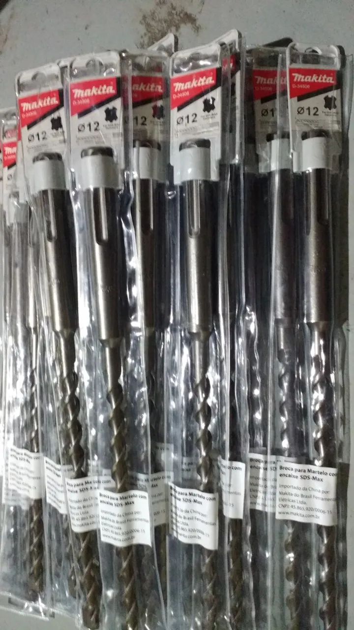 Broca Concreto Sds-max 12mm X 200mm X 340mm D-34506 Makita - Foto 2