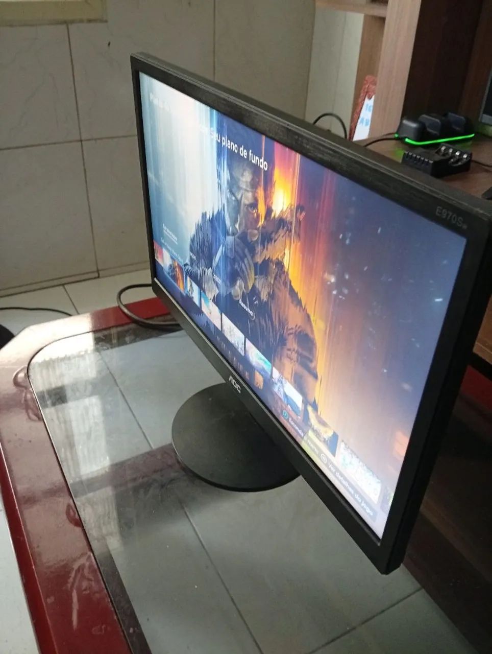 Monitor AOC E970SWHNL de 18.5" com LED HD e HDMI (semi novo) - Foto 2