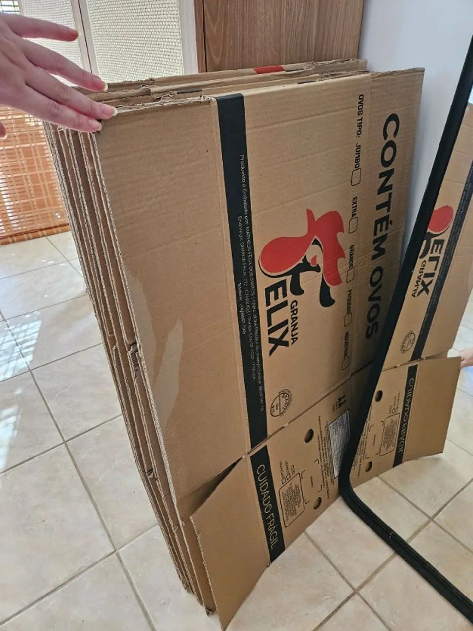Caixas de papelão