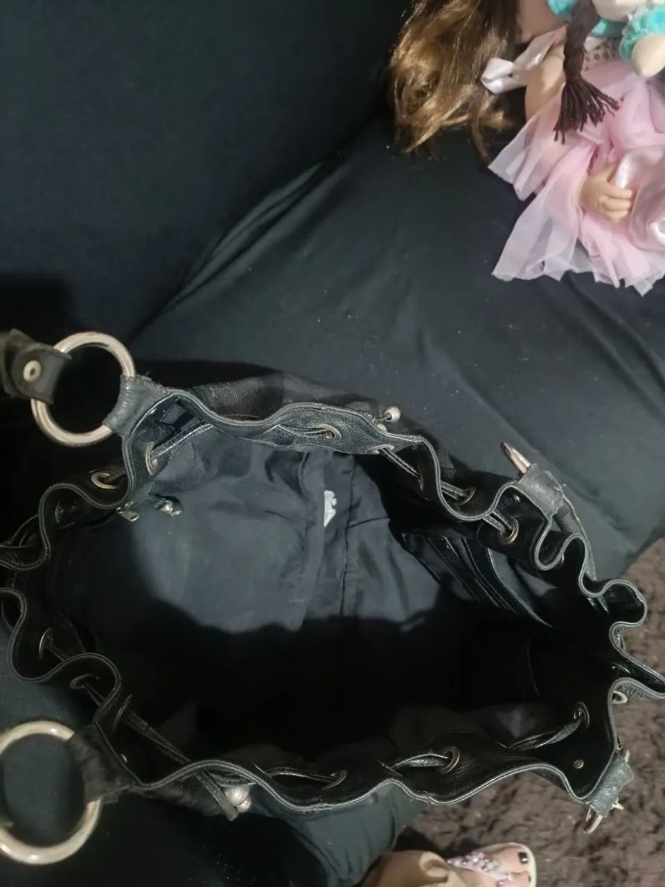 Bolsa em couro - Foto 4