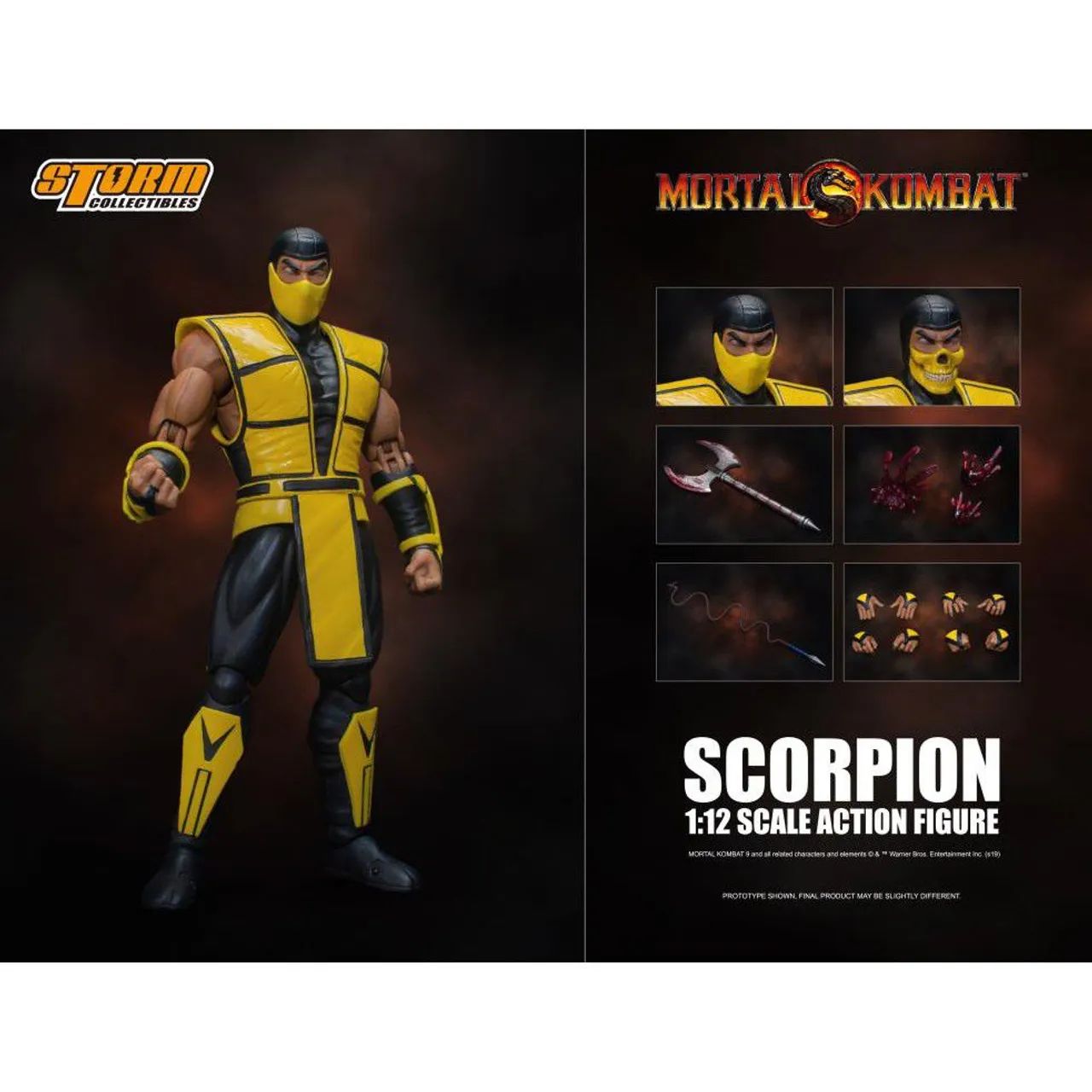 Scorpion Storm Collectibles Mortal Kombat - Hobbies e coleções